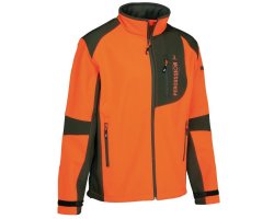 Veste softshell orange PERCUSSION