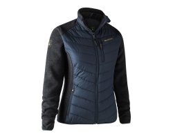 Veste femme bimatière bleu lady caroline DEERHUNTER