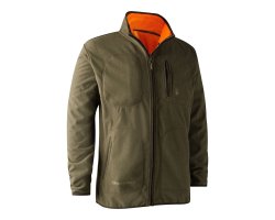 Veste de chasse polaire Gamekeeper réversible orange Deerhunter