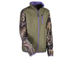 Veste molletonnée femme kaki / camo Mossy Oak Break Up Country