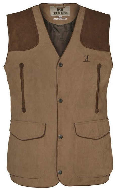 Gilet sans manches Rambouillet Original Marron Percussion 10294