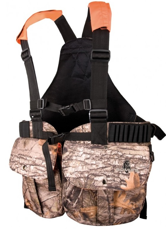 Gilet harnais multipoches enfant camouflage bois SOMLYS 11598