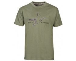 Tee-shirt 'Passion Migrateurs' kaki PERCUSSION
