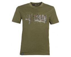 Tee-shirt enfant Tonne impression passion migrateurs kaki PERCUSSION
