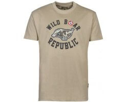 Tee-shirt Wild Boar beige PERCUSSION