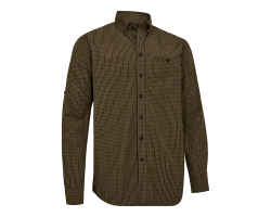 Chemise carreaux Raynor vert DEERHUNTER