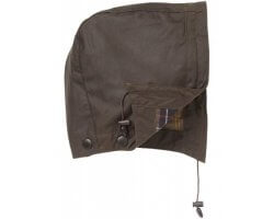 Capuche coton huilé olive SYLKOIL HOOD BARBOUR