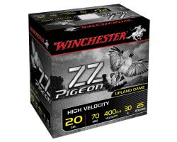 Cartouches ZZ pigeon cal 20 WINCHESTER