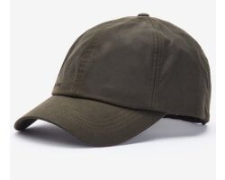 Casquette Baseball huilée Wax Olive BARBOUR