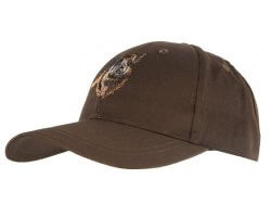 Casquette marron sanglier