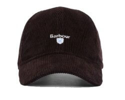 Casquette velours Preston marron BARBOUR