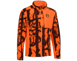 Blouson polaire NORWAY orange GhostCamo B&B PERCUSSION