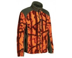 Blouson polaire orange GhostCamo B&B PERCUSSION