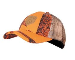 Casquette softshell orange/camo forest 