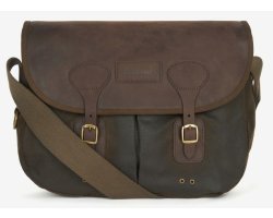 Sac bandoulière Tarras en cuir ciré BARBOUR