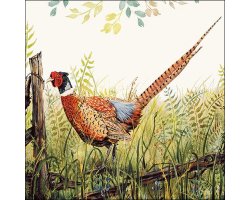 Lot de 20 serviettes en papier Faisan LOVERGREEN