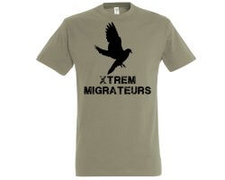 Tee-shirt gris pigeon XTREM MIGRATEURS