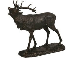 Bronze Cerf au brâme