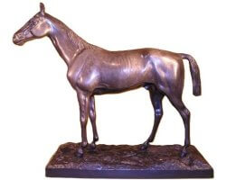 Bronze Cheval anglais 