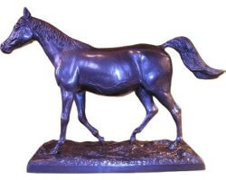 Bronze Cheval marchant 