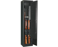 Armoire 6 armes avec lunettes et un coffre intérieur INFAC SAFE