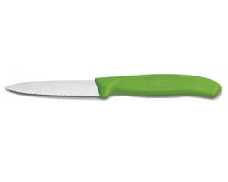 Couteau de table dentelé vert VICTORINOX