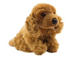 Peluche Cocker marron