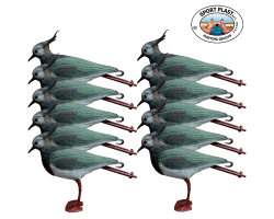 Pack 10 appelants vanneaux huppés à pattes SPORTPLAST 