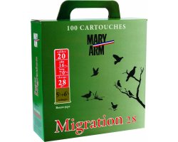 Pack 100 cartouches Mary Arm Migration 28 cal 20