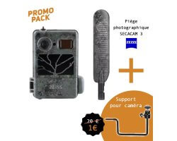Pack Promo Piège photographique Secacam 3 ZEISS et support