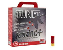 Pack 100 cartouches Tunet Ferozinc + Duo Duck 32 BJ cal 12