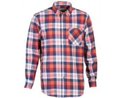 Chemise à manches longues Gordes rouge PERCUSSION
