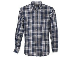 Chemise à manches longues Lorraine bleu PERCUSSION