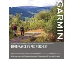 Carte Garmin TOPO FRANCE V5 PRO - NORD-EST