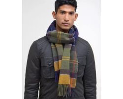 Echarpe laine inverness tartan BARBOUR