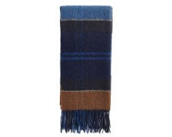 Echarpe laine inverness bleu midnight BARBOUR