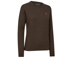 Pull femme Harrington marron DEERHUNTER