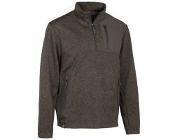 Pull chasse col zippé Windbreaker marron PRO HUNT