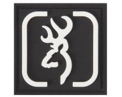 Badge BROWNING noir et blanc 