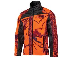 Veste de chasse imperméable Maquisard camo orange Treeland