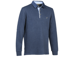 Sweat polo Labrador bleu PRO HUNT