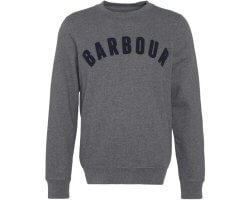 Sweat homme gris Prep Logo Barbour