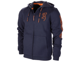Sweat zippé Snapshot Bleu marine