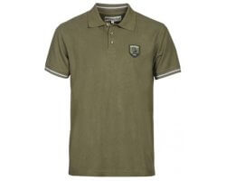 Polo manches courtes brodé sanglier PERCUSSION