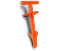 Outil d'éviscération en PVC orange PRO HUNT