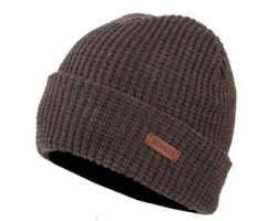 Bonnet acrylique/laine marron SOMLYS