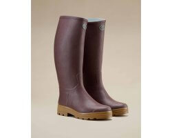 Bottes cuir marron Saint-Hubert homme LE CHAMEAU