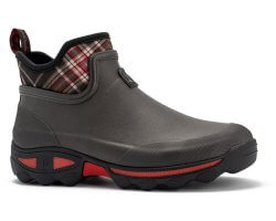 Bottillon CLEAN PLAID Rouge / Gris ROUCHETTE
