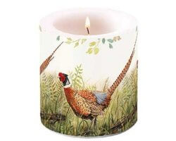 Bougie motif Faisan petit modèle LOVERGREEN