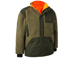 Veste en fibre réversible et imperméable kaki DEERHUNTER 